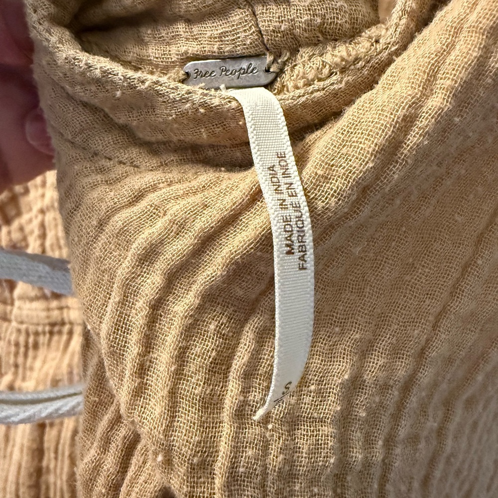 Free People Mustard Jumpsuit - Picture 3 of 4